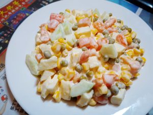 Salad Nga với Táo