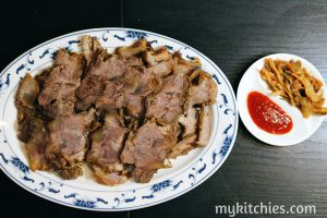 Thịt bò kho Tàu (bắp bò hầm xì dầu kiểu Tàu)
