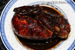 Gà om xì dầu kiểu Tàu