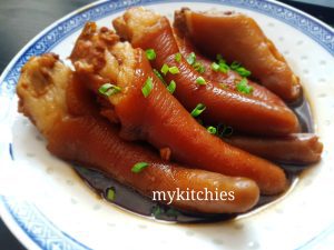 Đuôi lợn om xì dầu