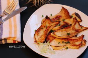 Nấm đùi gà áp chảo kiểu Nhật