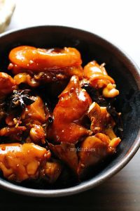 Chân giò kho kiểu Tàu – braised pig trotter