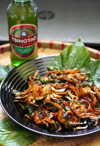 Rạm rang lá lốt giòn ngon