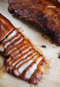 Thịt xá xíu BBQ với tương đen