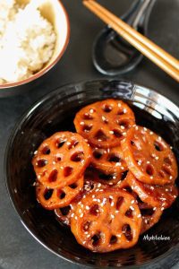 Củ sen rim xì dầu kiểu Hàn